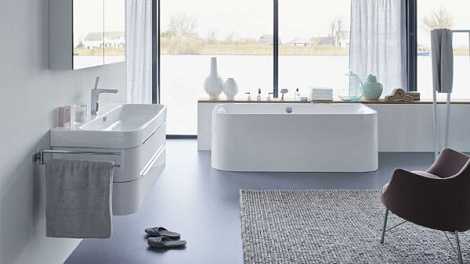 Тумба под раковину Duravit Happy D.2 H2636502222 белая