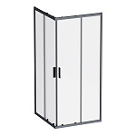 Душевой уголок AM.PM Gem 90x90 W90G-403-9090BT черный матовый