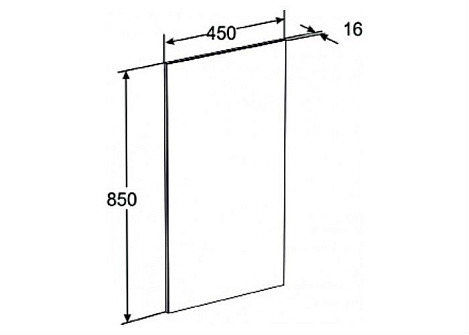 Зеркало Roca The Gap ZRU9000090 со светильником