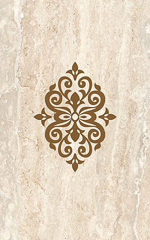 Декор для стены Ceramica Classic Efes Toscana 25x40, Узор Бежевый