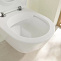 Подвесной унитаз Villeroy&Boch Subway 2.0 5614R201 (5614R001+9M78S101) с сиденьем