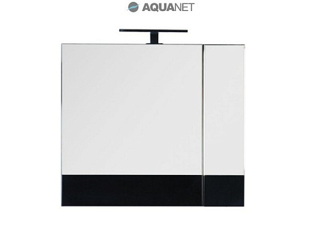 Шкаф-зеркало Aquanet Нота 90 (168880) черное