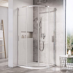 Душевой уголок Ravak Blix Slim BLSCP4-90 X3BM70C00Z1 блестящий+Transparent
