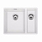 Кухонная мойка Blanco SUBLINE 340/160-F SILGRANIT PuraDur 523571, белый