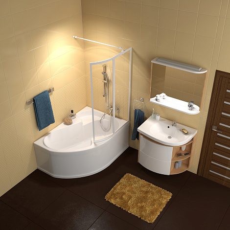 Акриловая ванна Ravak Rosa 150x105 CJ01000000 правая