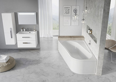 Акриловая ванна Ravak Chrome 160х105 CA51000000 L белая