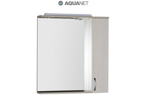 Шкаф-зеркало Aquanet Донна 80 (169039) белый дуб