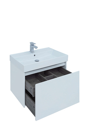Тумба под раковину Aquanet Nova Lite 76 (242275), белый глянец
