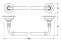 Штанга для полотенца 40 cm 3SC STILMAR STI 112