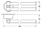 Держатель полотенец поворотный двойной 37 cm FBS Vizovice VIZ 044