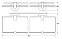 Полка с держателями 40 cm ARTWELLE Harmonie HAR 034
