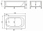 Акриловая ванна BelBagno 120x70 BB101-120-70
