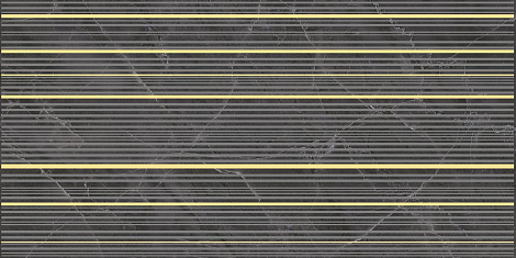 Декор для стены Laparet Olimpus 50x25 VT\E88\34030, Черный