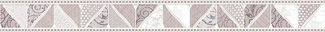 Бордюр для стены ALMA Ceramica Salerno 60x6 BWU60LER014