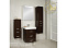 Комплект мебели Aquaton Америна 60 L R (1A168901AM430) темно-коричневый (Тумба+раковина+зеркало)