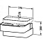 Тумба под раковину Duravit Happy D.2 H2636507272 темный дуб