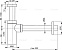 Сифон для умывальника Alcadrain Design A400 круглый