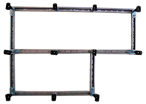 Каркас с ножками для поддона Cezares (TRAY-M-RH-120/90-ML-L)