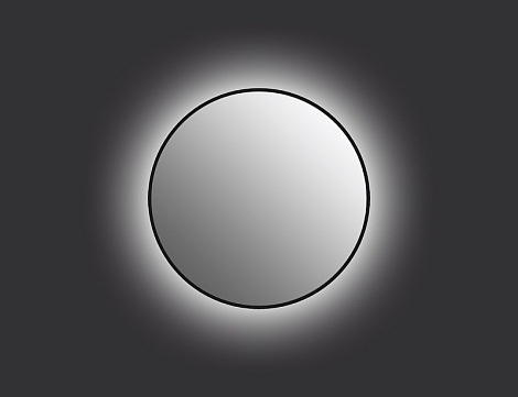 Зеркало Cersanit Eclipse 60 64146 с подсветкой, черное