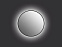 Зеркало Cersanit Eclipse 60 64146 с подсветкой, черное