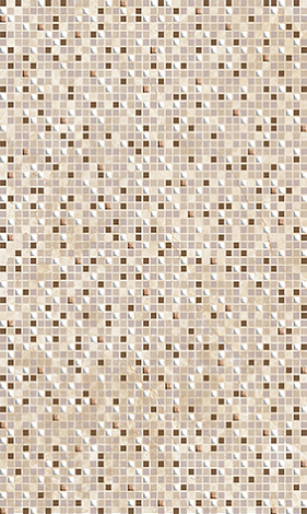 Декор для стены Ceramica Classic Illyria Mosaic 25x40, бежевый/коричневый