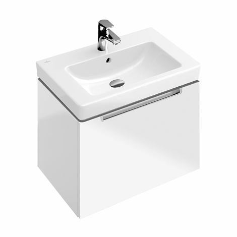 Тумба под раковину Villeroy&Boch Subway 2.0 A68600DH, белый глянец