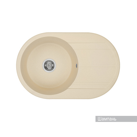 Кухонная мойка Aquaton Амира 1A712932AI290 шампань