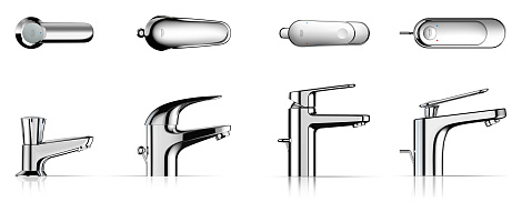 Смеситель для раковины Grohe Euroeco 32734000