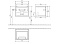 Тумба под раковину Villeroy&Boch Subway 2.0 A68700FQ, дуб-графит