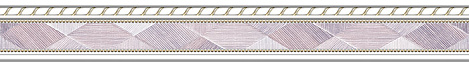 Бордюр для пола Alma Ceramica Zena 59.3x8 BWD62ZEN77R, лиловый