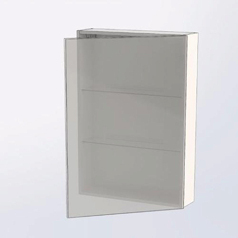 Шкаф-зеркало Aquanet Эвора 60 (184304) белое