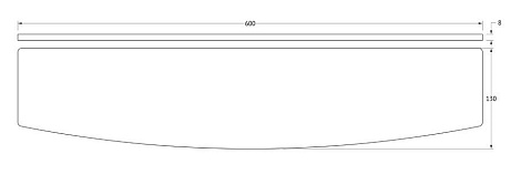 Полка для ELE 033 60 cm ELLUX Ellux ELU 017