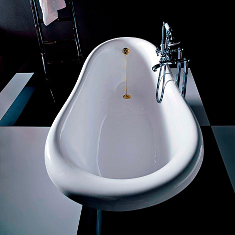 Акриловая ванна Gruppo Treesse EPOCA 170x80 V5071 ножки золото