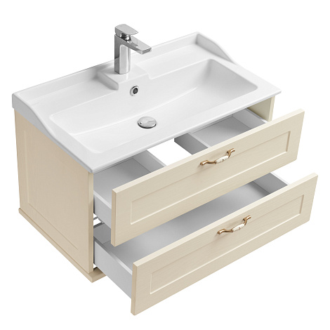 Тумба под раковину Aquaton Леон 80 (1A186301LBPR0) бежевый