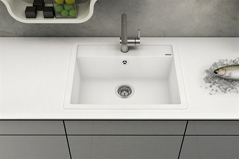 Кухонная мойка Blanco DALAGO 45 SILGRANIT PuraDur 517160, белый