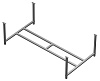 Каркас для ванны Jacob Delafon Odeon Up SF145RU-NF 180x80 см