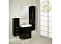 Комплект мебели Aquaton Америна 60 Н L (1A169201AM950) черный (Тумба+раковина+зеркало)