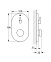 Смеситель  для душа GROHE Eurosmart Cosmopolitan T 36321000