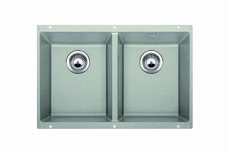 Кухонная мойка Blanco SUBLINE 350/350-U SILGRANIT PuraDur 523577, жемчужный
