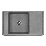 Мойка для кухни Aquaton Беллис 1A724832BS230 87 см серый