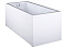 Экран для ванн торцевой CROWN LUX 120 Excellent OBEX.120.65WH
