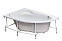 Акриловая ванна Roca Luna 170x115 ZRU9302911 L