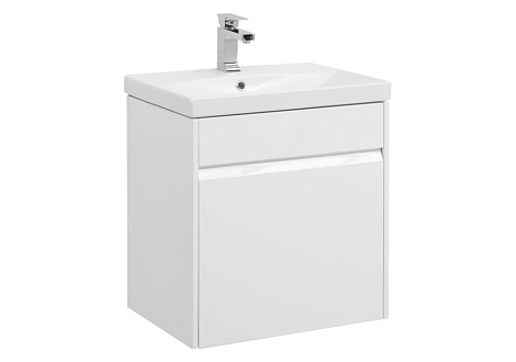 Тумба с раковиной Aquanet Палермо 60 203934, белый