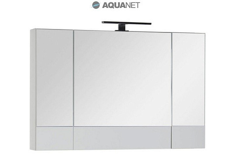 Шкаф-зеркало Aquanet Верона 100 (175383) белый камерино