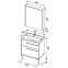 Комплект мебели для ванной Aquanet Фостер 70 209028, эвкалипт (Тумба+раковина+зеркало)