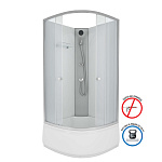 Душевая кабина Niagara Eco 90x90 E90/40/MT/BK серебро