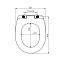 Крышка-сиденье для унитаза IDDIS ID ID 126 Dp Sc