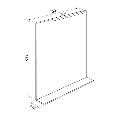 Зеркало IDDIS Custo CUS70W0i98