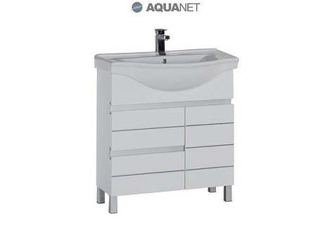 Тумба под раковину Aquanet Доминика 80 (170480) белая