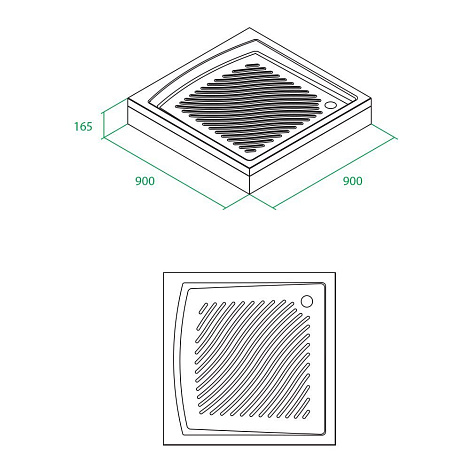 Душевой поддон IDDIS 210S099i22